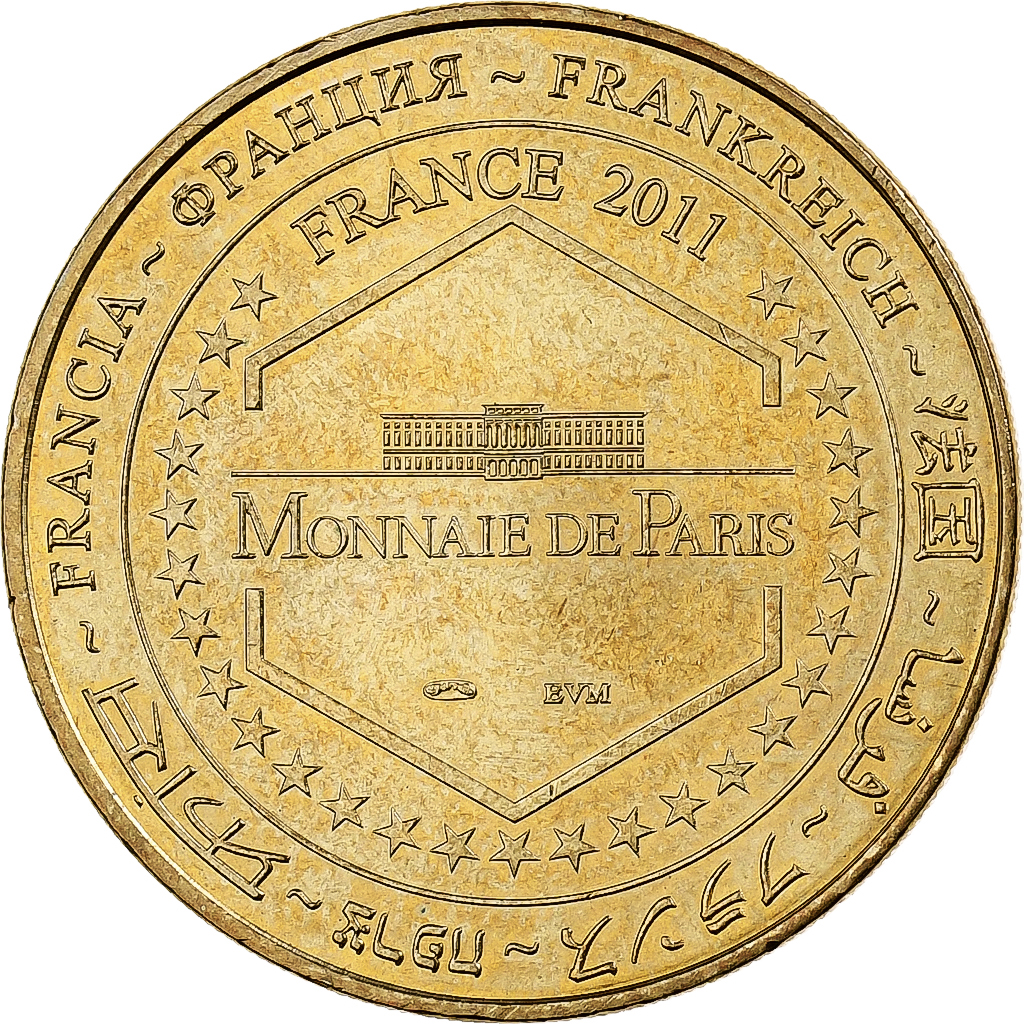 France, Token, 37/ Château de l'Islette - Azay-le-Rideau, 2011, Copper-nickel