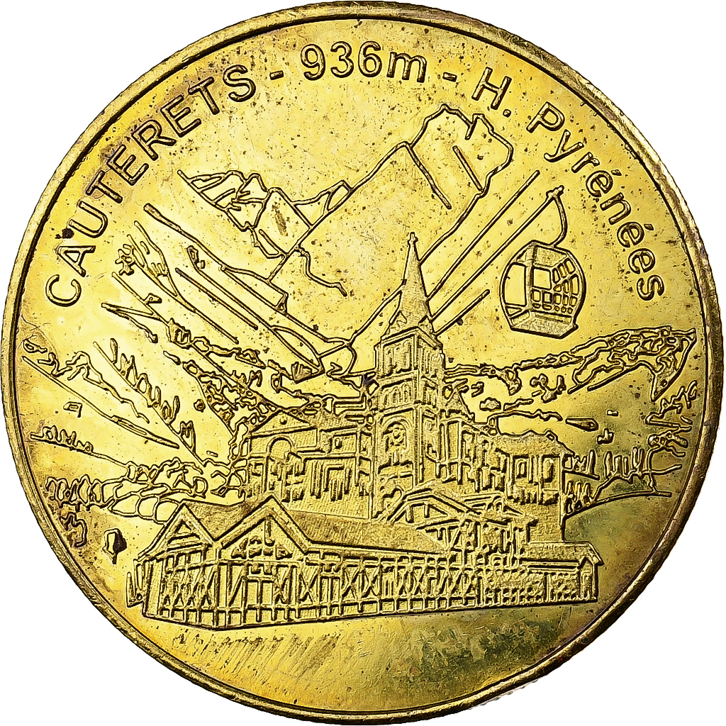 France, Token, Cauterets, Pyrénées, Copper-nickel Aluminium, 