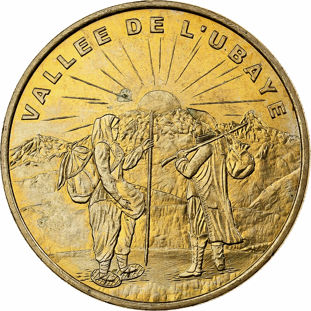 France, Token, Barcelonnette - Vallée de l'Ubaye, 2001, Copper-nickel