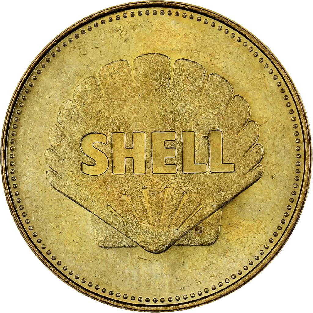 France, Token, Collection Shell, Apollo 11, Bronze-Aluminium, 