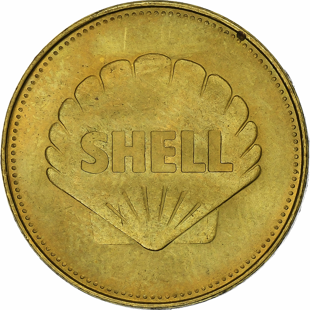 France, Token, Collection Shell, Yuri Gagarin, Vostok 1, Bronze-Aluminium