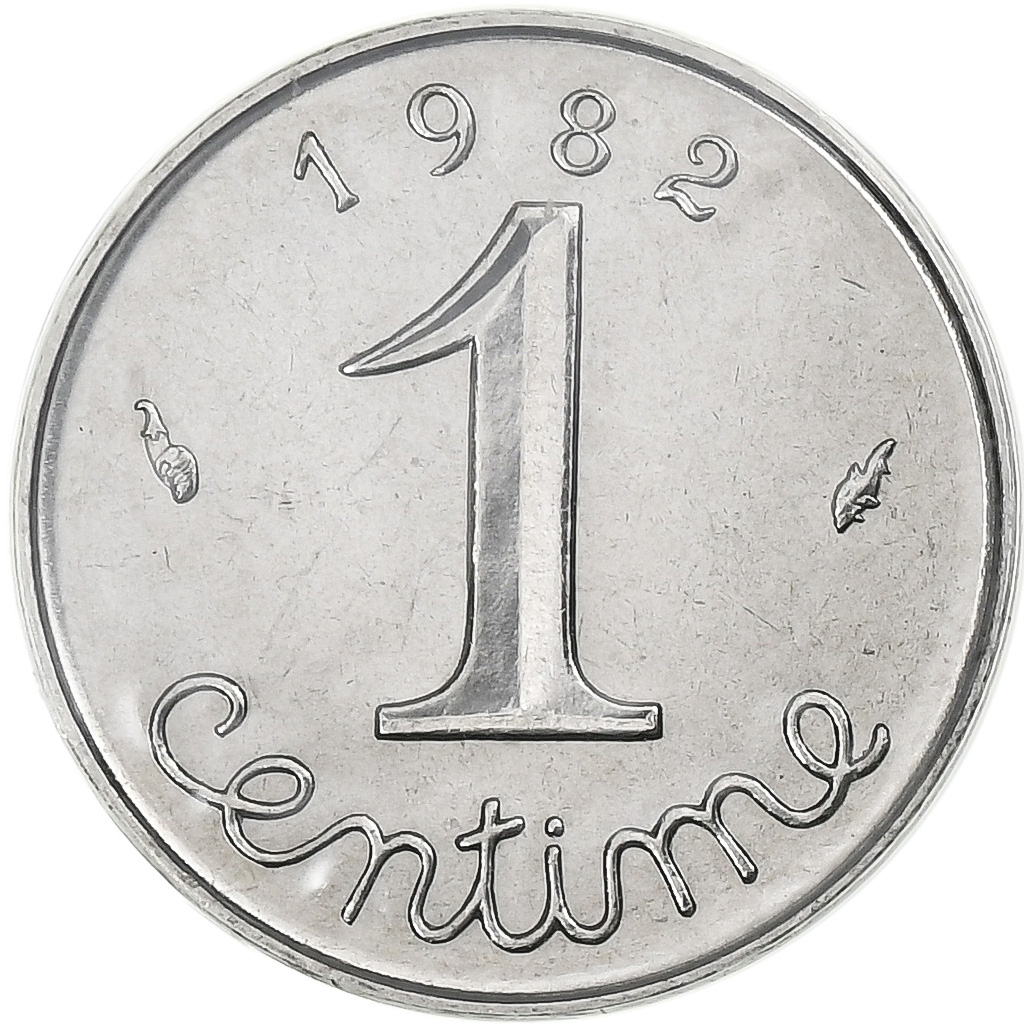 Coin, France, Épi, Centime, 1982, Paris, série FDC, , Stainless