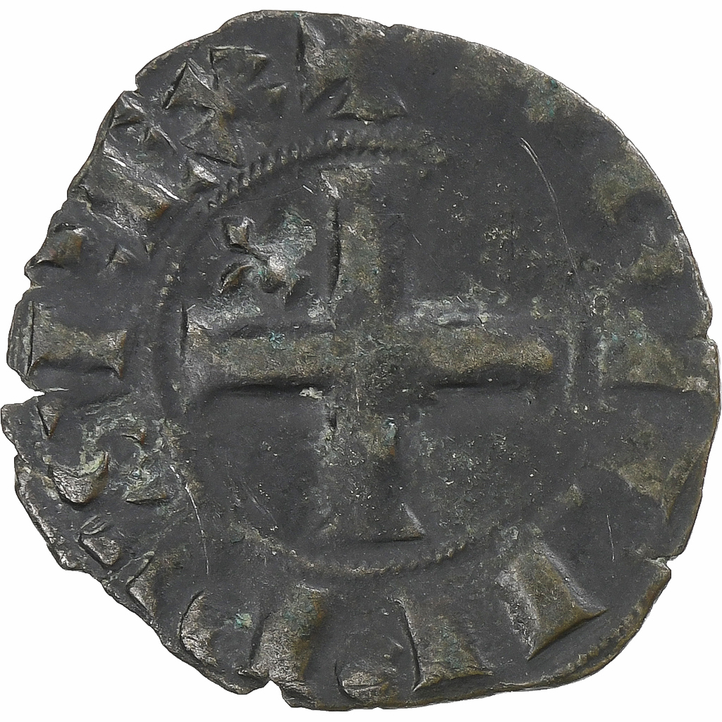 France, Double Tournois, Philippe IV, Billon, , Duplessy:229