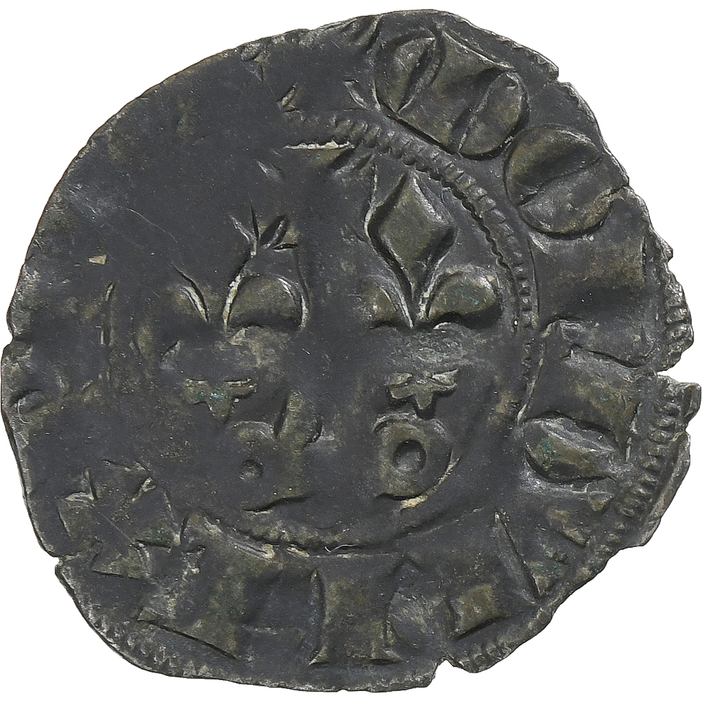France, Double Tournois, Philippe IV, Billon, , Duplessy:229