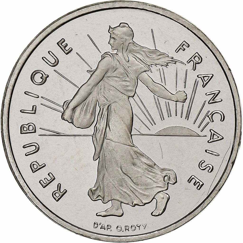 Coin, France, Semeuse, 1/2 Franc, 1998, Paris, Proof / BE, , Nickel