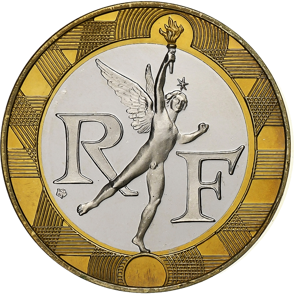 Coin, France, Génie, 10 Francs, 1998, Paris, Proof / BE, MS(65-70)