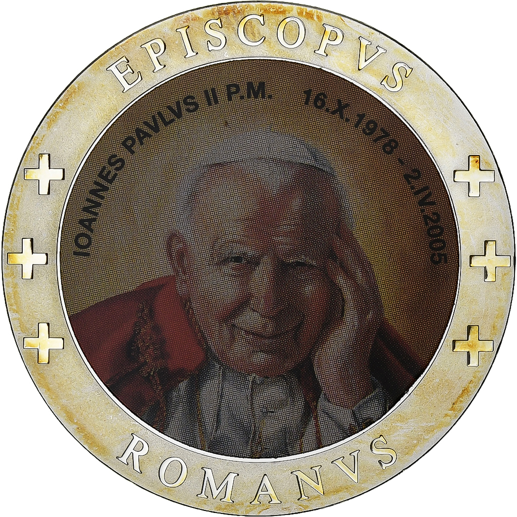 Vatican, Medal, Jean-Paul II, 1978-2005, Copper Plated Silver, 