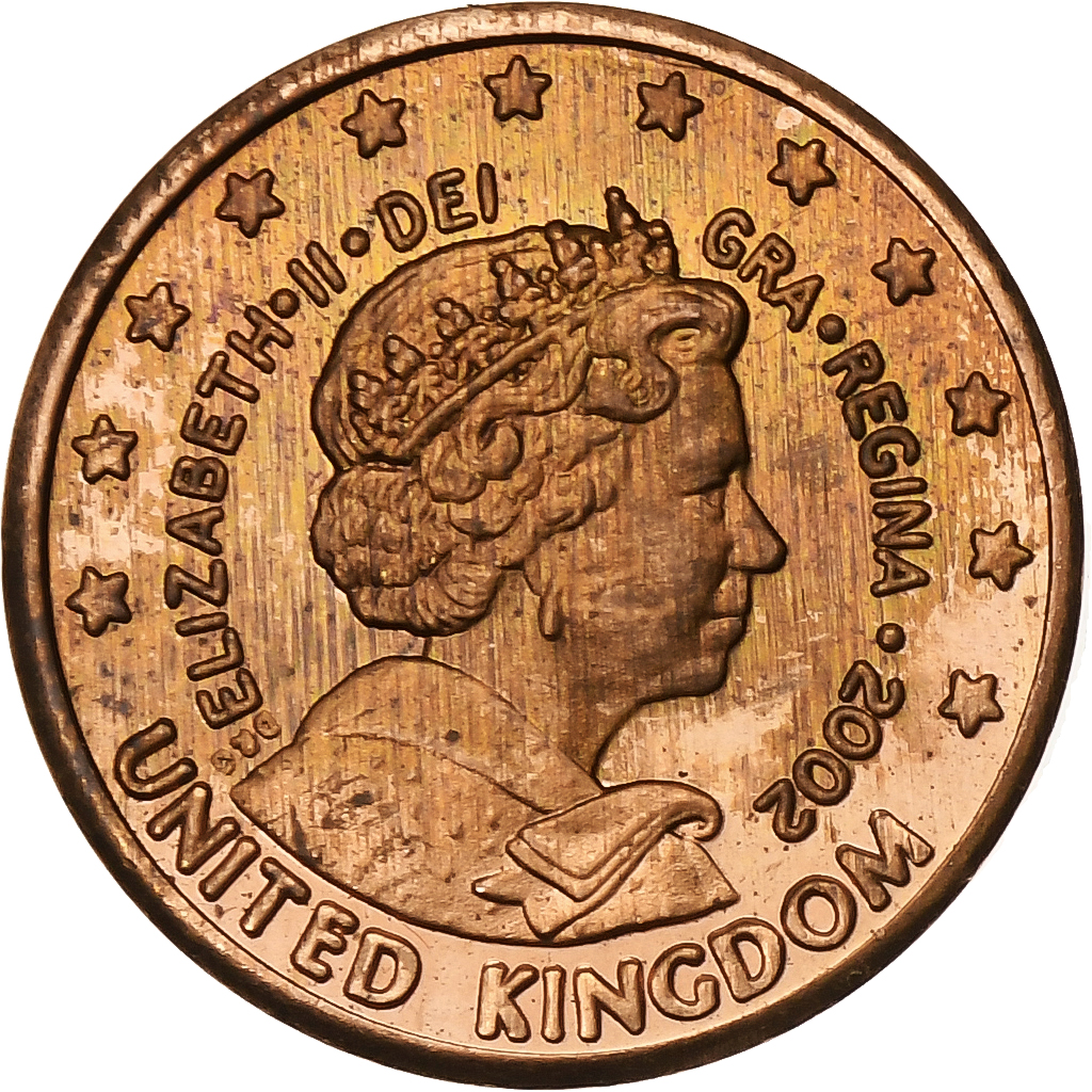 1501936] United Kingdom , Fantasy euro patterns, 2 Euro Cent