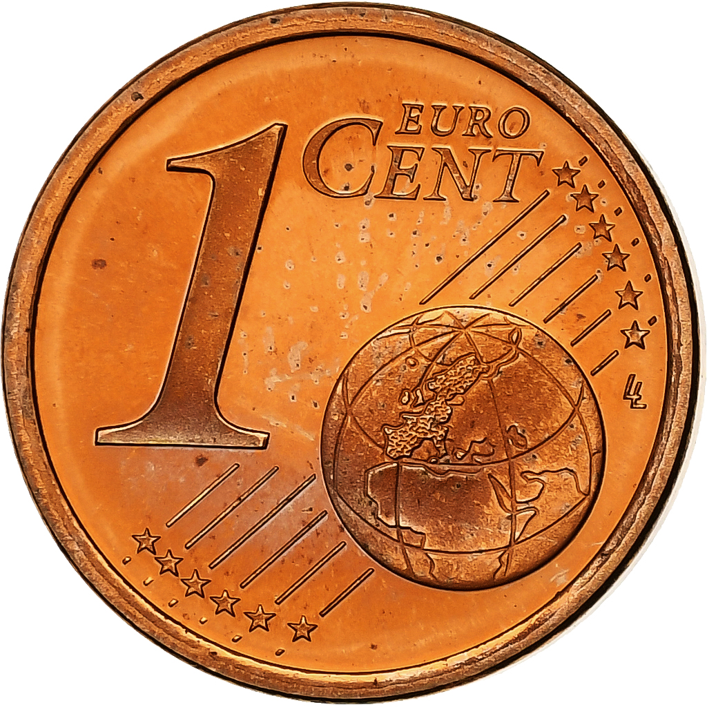 Frankreich, Euro Cent, 2003, BE, STGL, Copper Plated Steel, KM:1282
