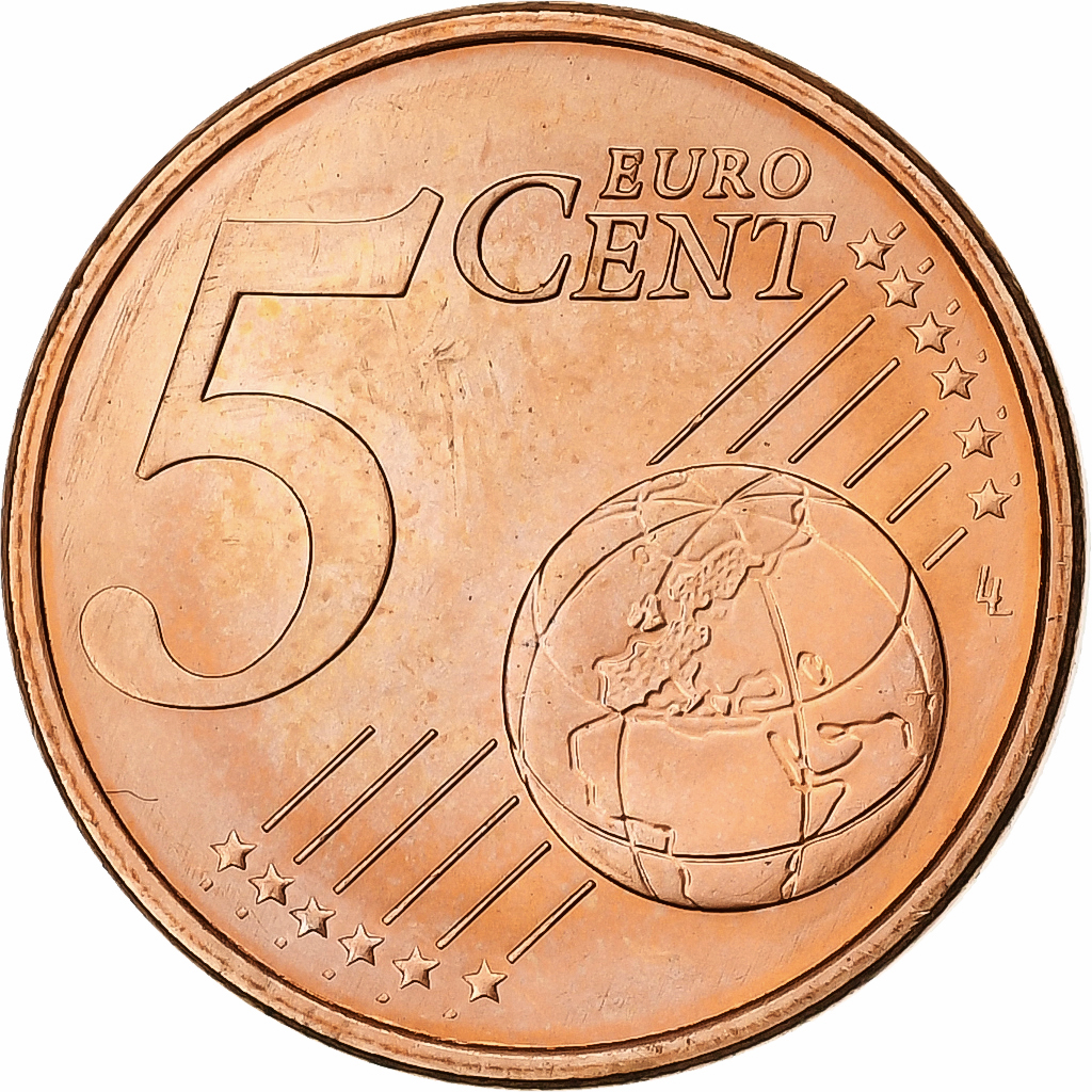 Malta, 5 Euro Cent, 2008, STGL, Copper Plated Steel, KM:127