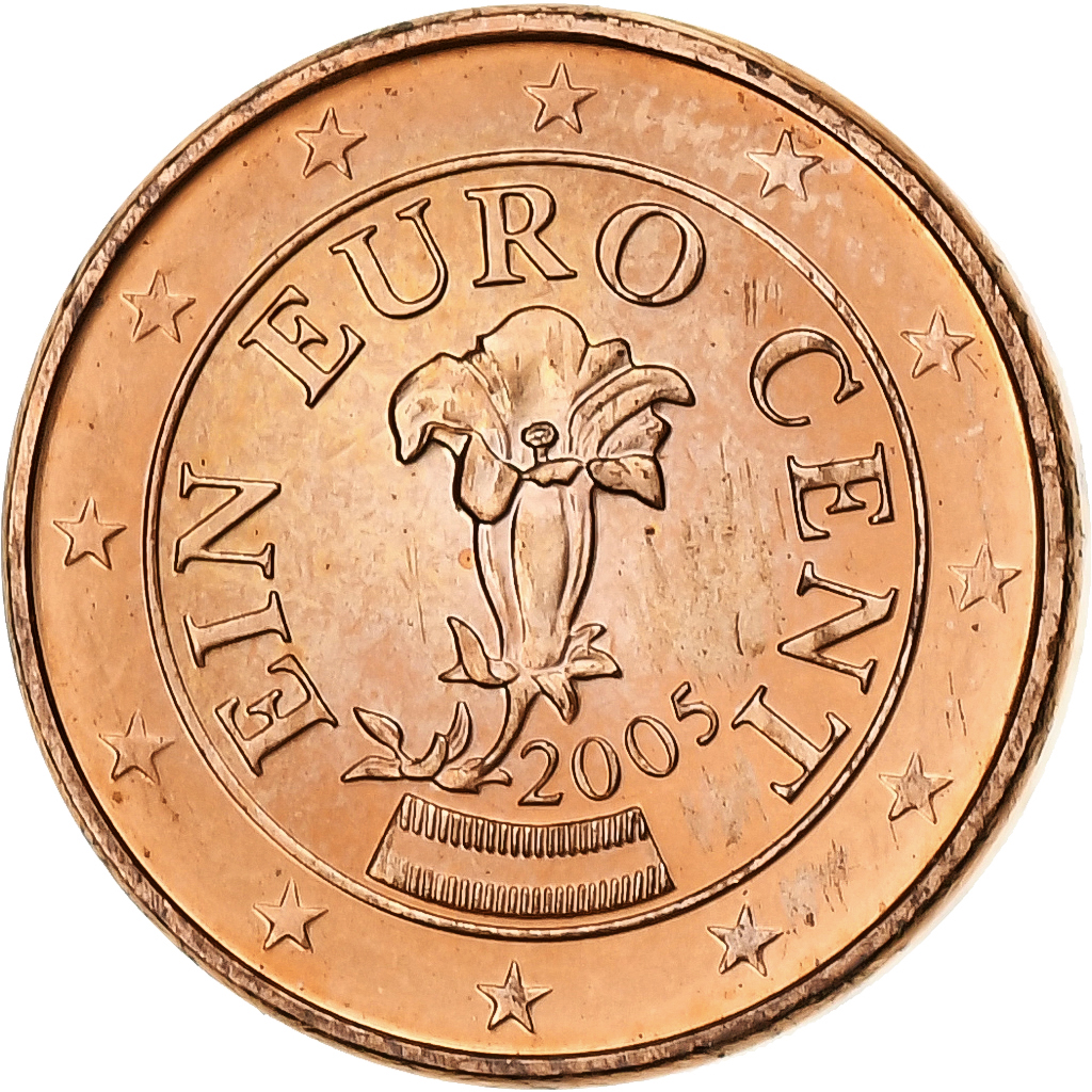 Österreich, Euro Cent, 2005, Vienna, STGL, Copper Plated Steel, KM:3082