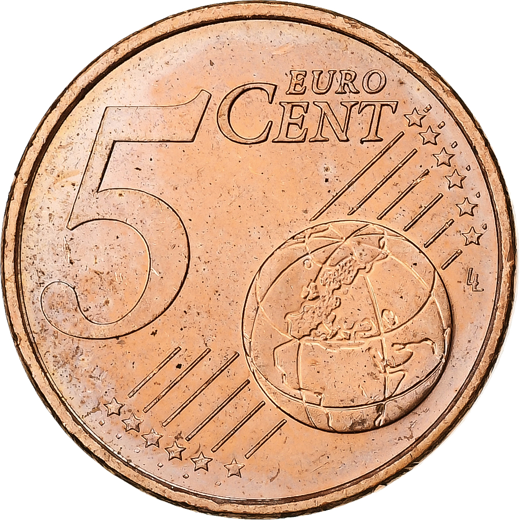 Griechenland, 5 Euro Cent, 2002, Athens, Copper Plated Steel, UNZ, KM:183