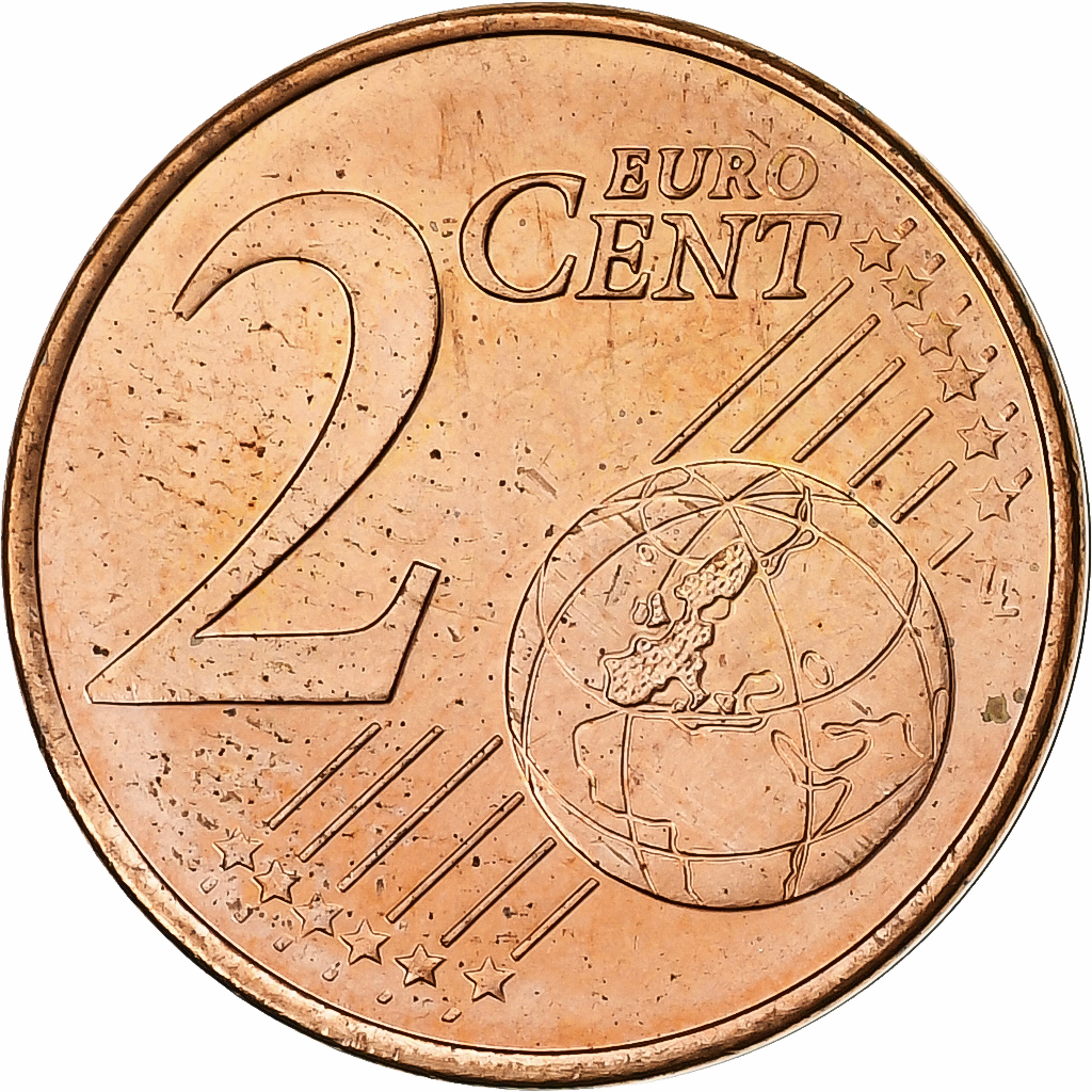 Griechenland, 2 Euro Cent, 2004, Athens, Copper Plated Steel, UNZ+, KM:182