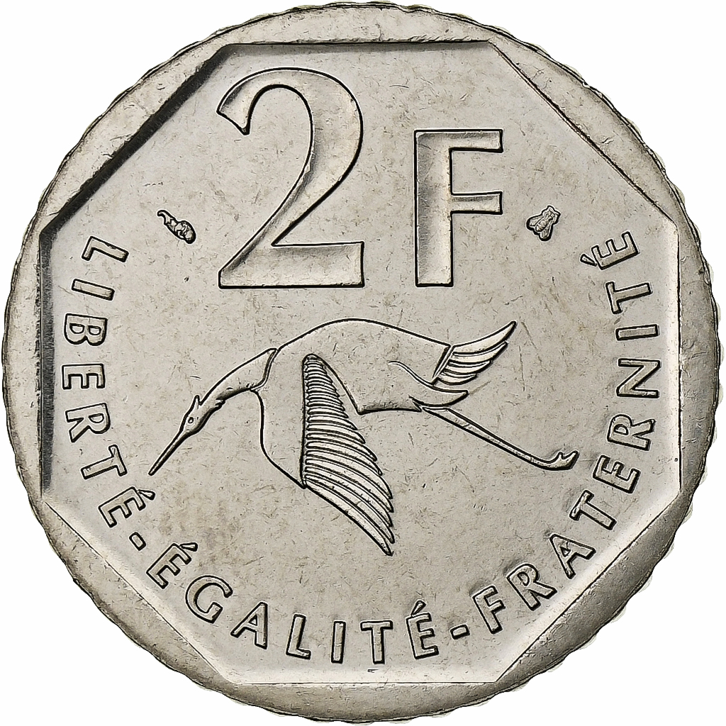 Coin, France, Guynemer, 2 Francs, 1997, Paris, FDC, , Nickel, KM:1187