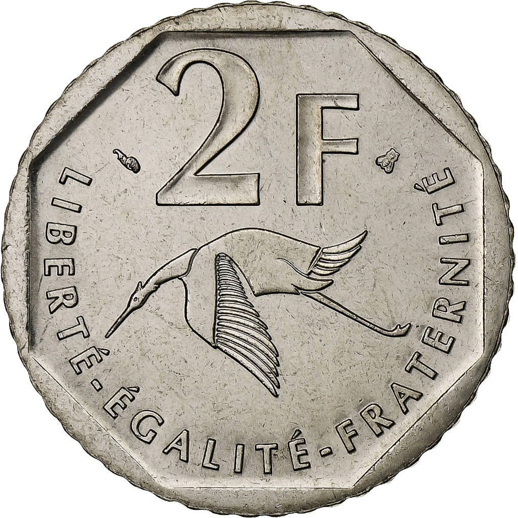 Coin, France, Guynemer, 2 Francs, 1997, Paris, FDC, , Nickel, KM:1187