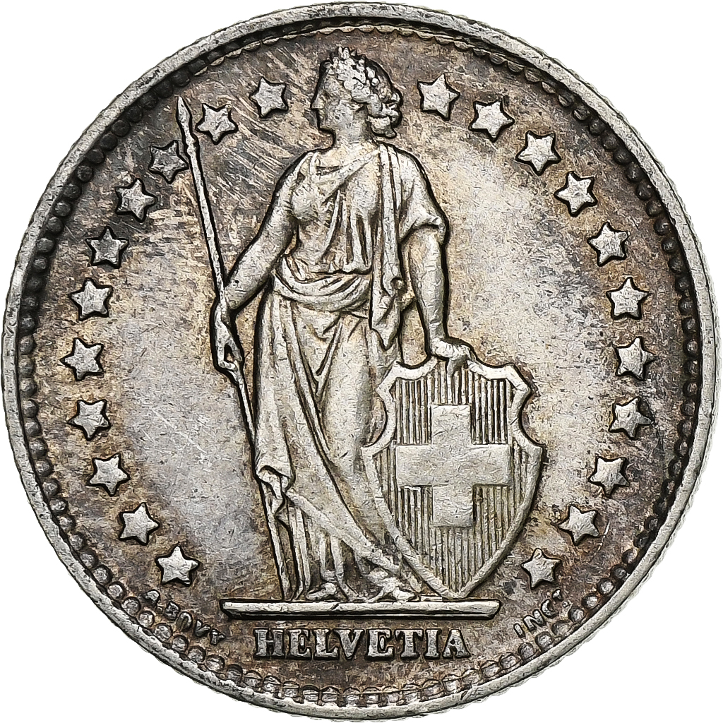 Switzerland, Franc, 1959, Bern, Silver, , KM:24