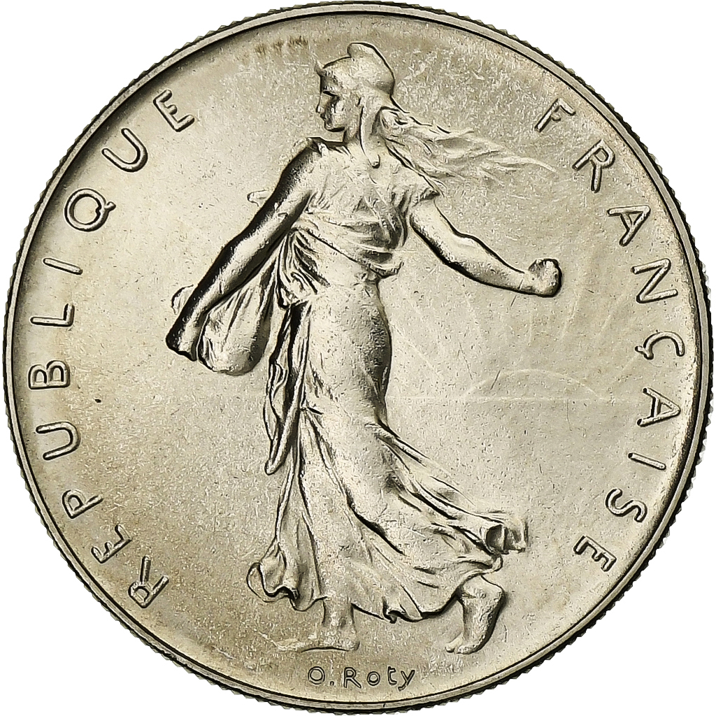 France, Franc, Semeuse, 1987, Paris, Série BU, Nickel, , Gadoury:474