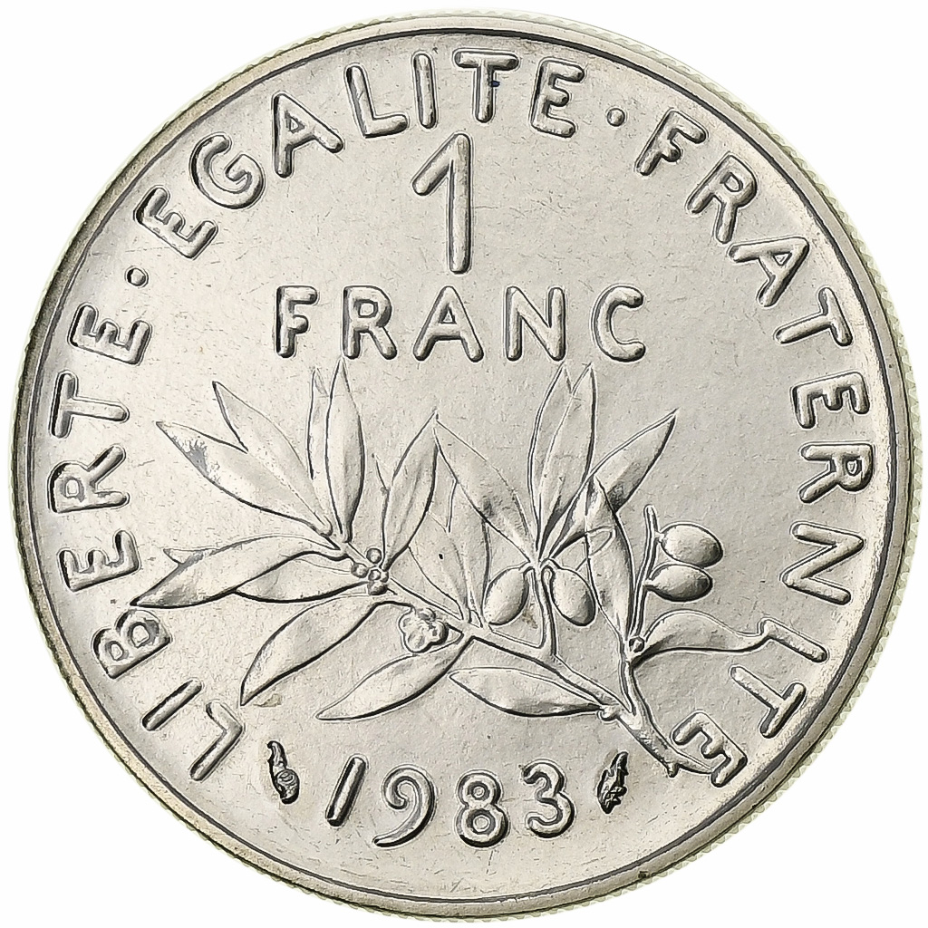 France, Franc, Semeuse, 1983, Paris, série FDC, Nickel, , Gadoury:474