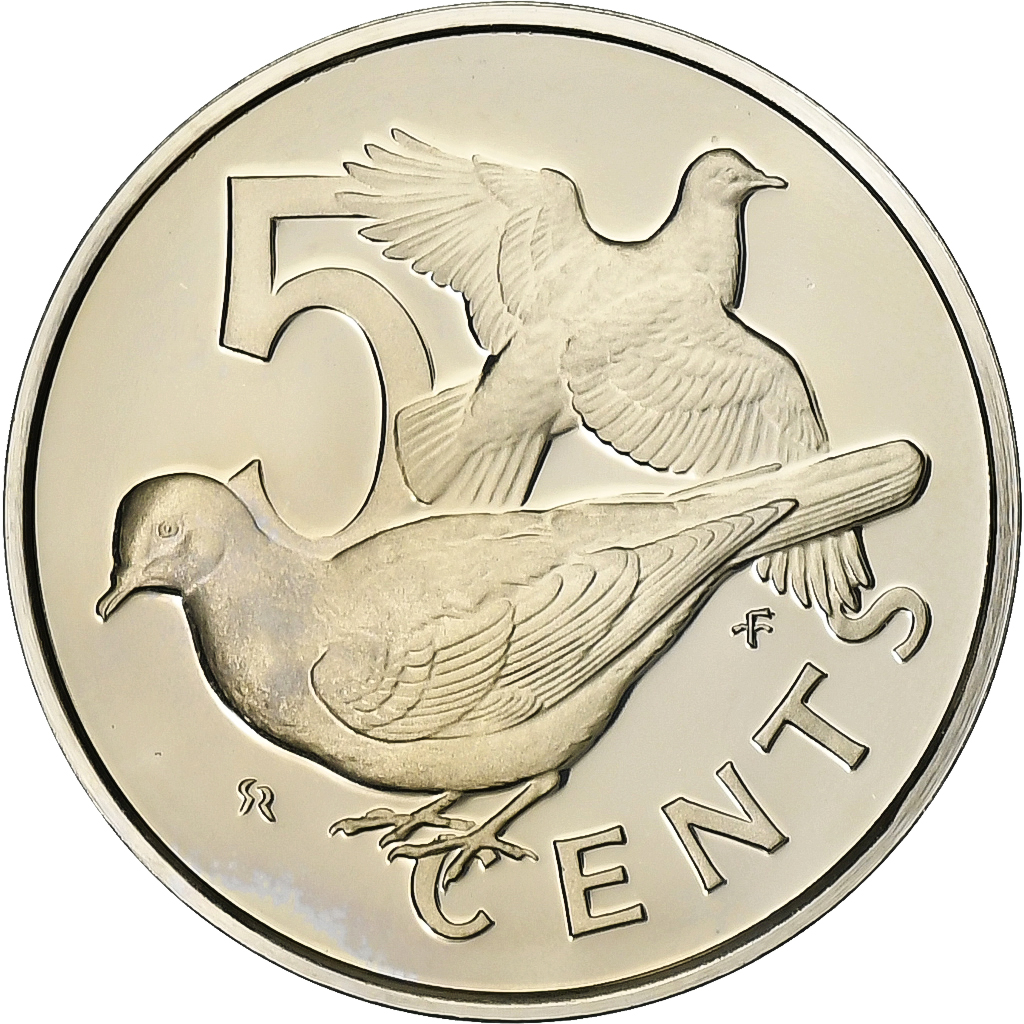 Coin, BRITISH VIRGIN ISLANDS, Elizabeth II, 5 Cents, 1973, Franklin Mint
