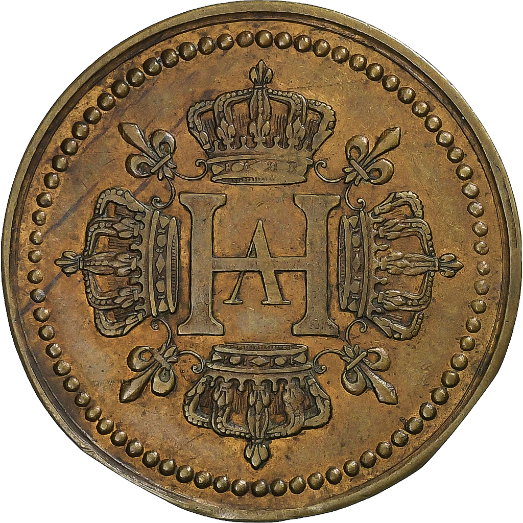 France, Token, Henri V, Reine du ciel, Sauvez la France, Copper, 