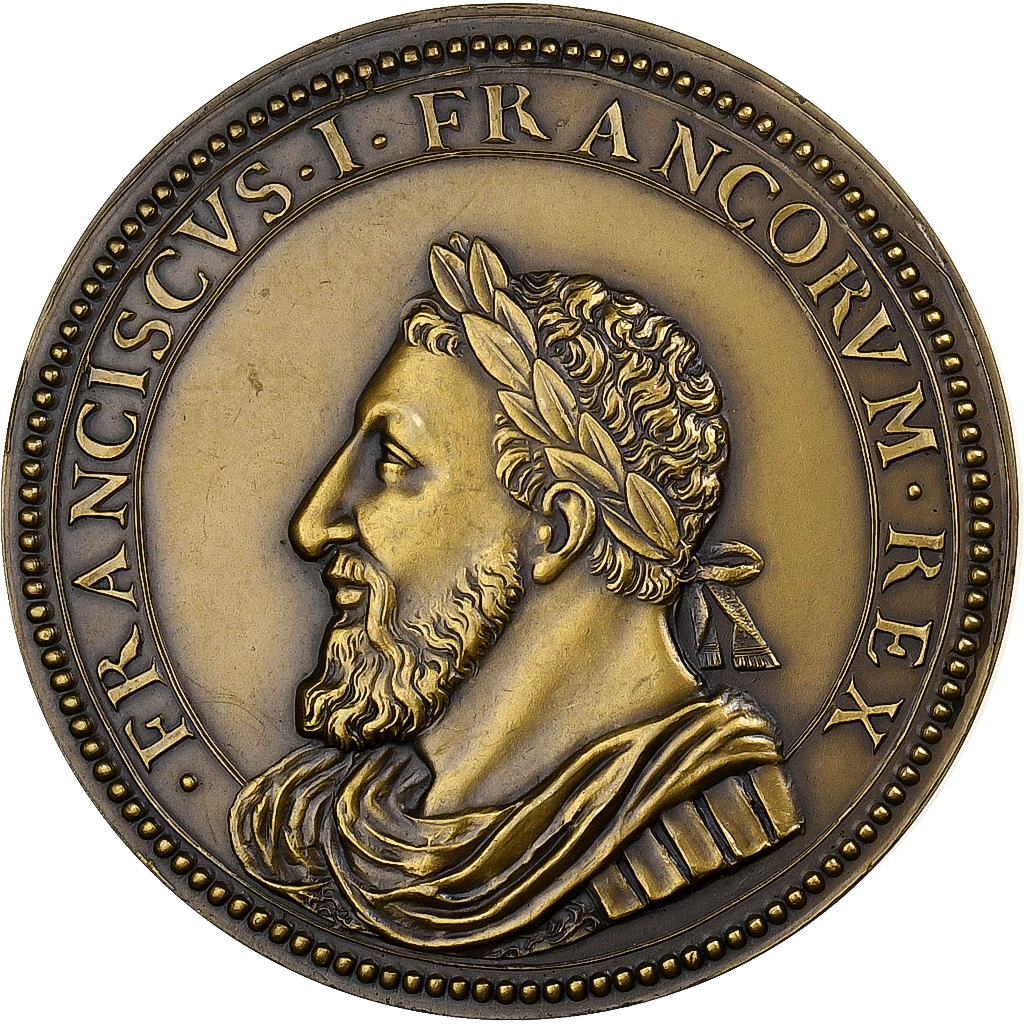 France, Medal, François Ier, 1967, Bronze, 