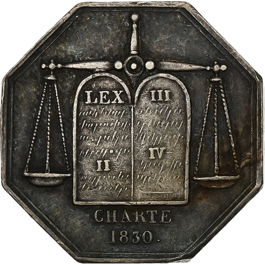 France, Token, Notaires de l'Arrondissement de Saint-Quentin, Aisne, Silver