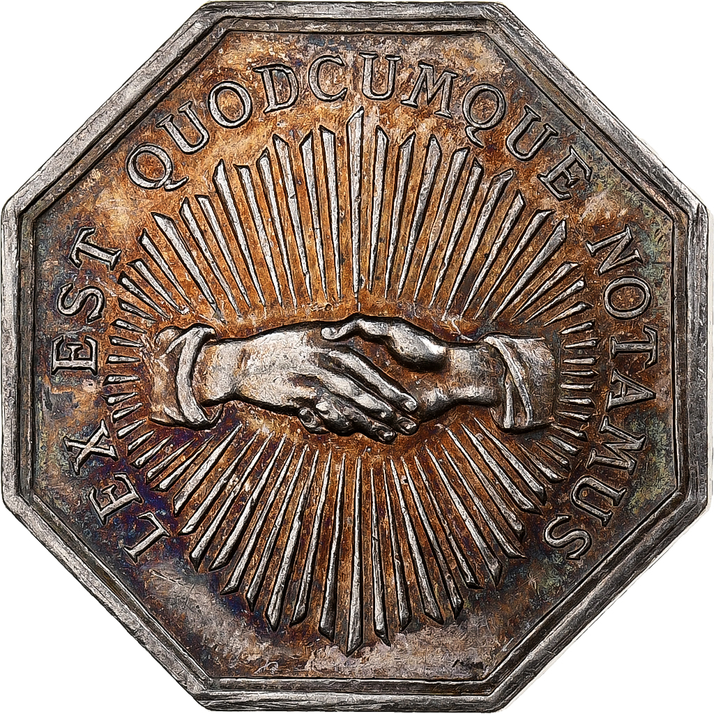 France, Token, Notaires de l'Arrondissement de Toulon, Silver, 