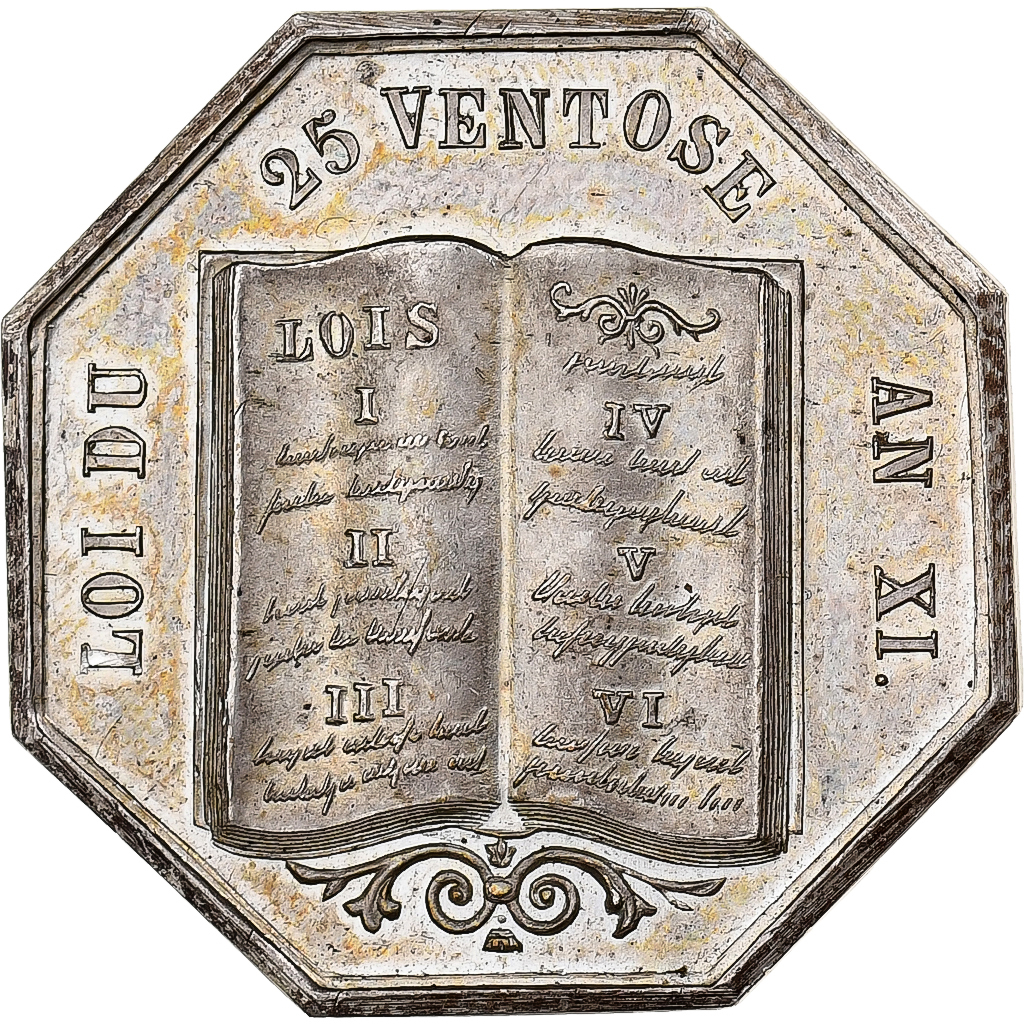 France, Token, Notaires de l'Arrondissement de Loches, Indre et Loire, Silver