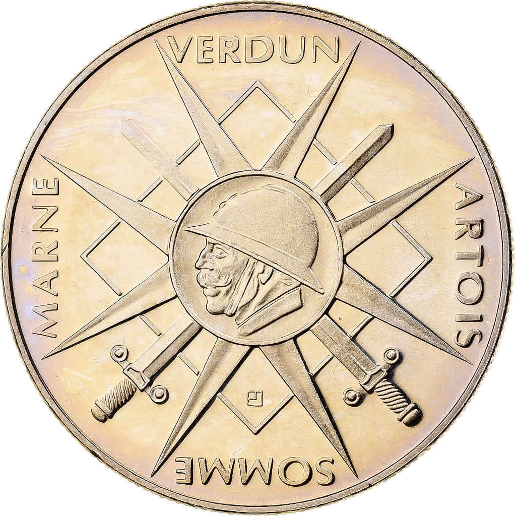 France, Medal, Première Guerre Mondiale, Somme-Marne-Verdun-Artois