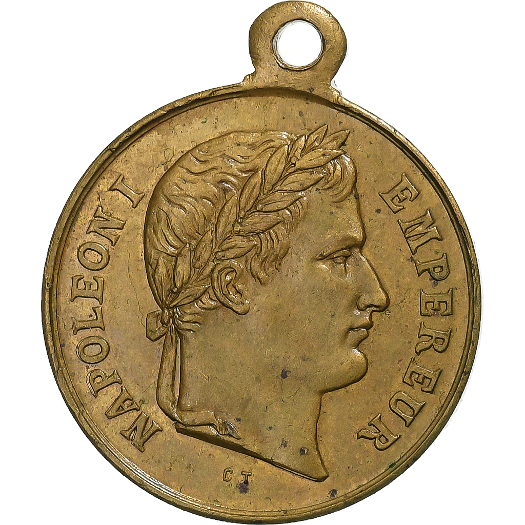 France, Medal, Inauguration du Tombeau de Napoléon Ier, 1853, Brass, 