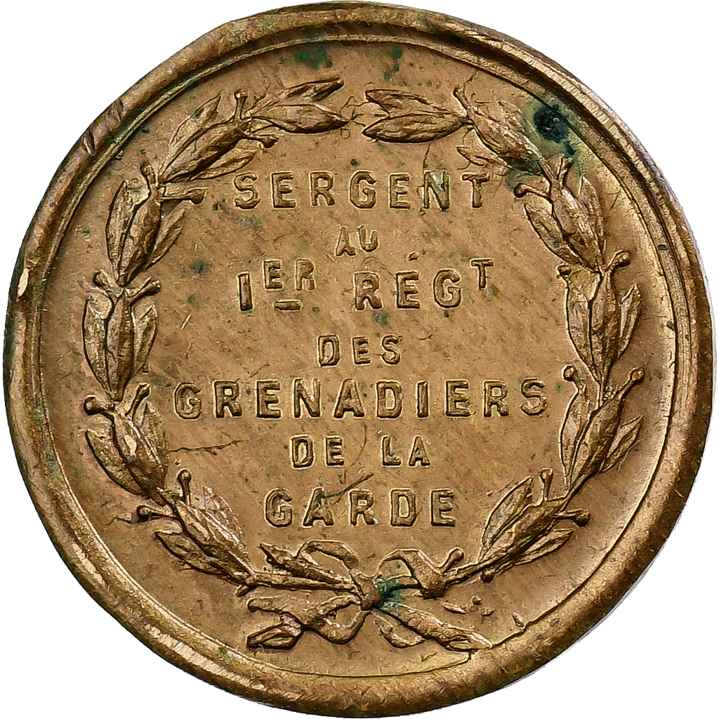 France, Medal, Le Prince Impérial, Sergent au 1er Régiment des Grenadiers