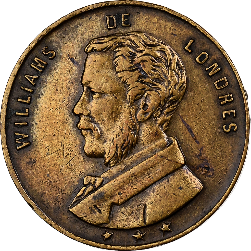 France, Token, Williams de Londres, Hommage à l'Industrie, Garantie 2 Ans