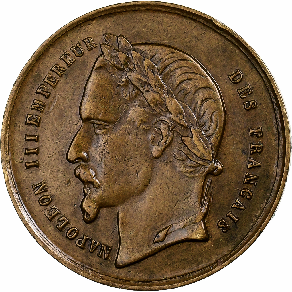 France, Token, Napoléon III, Napoléon Ier, Brass, AU