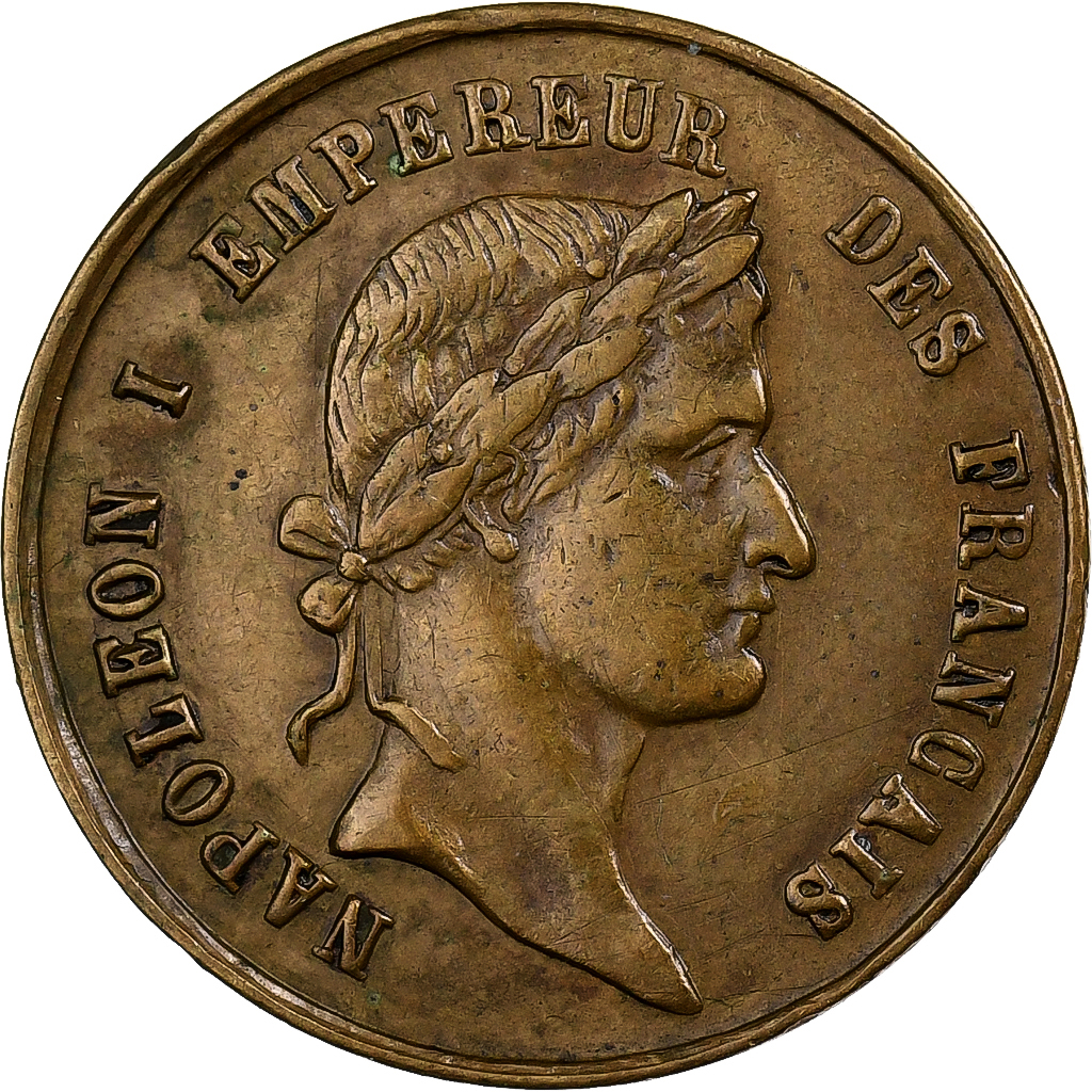 France, Token, Napoléon III, Napoléon Ier, Brass, AU