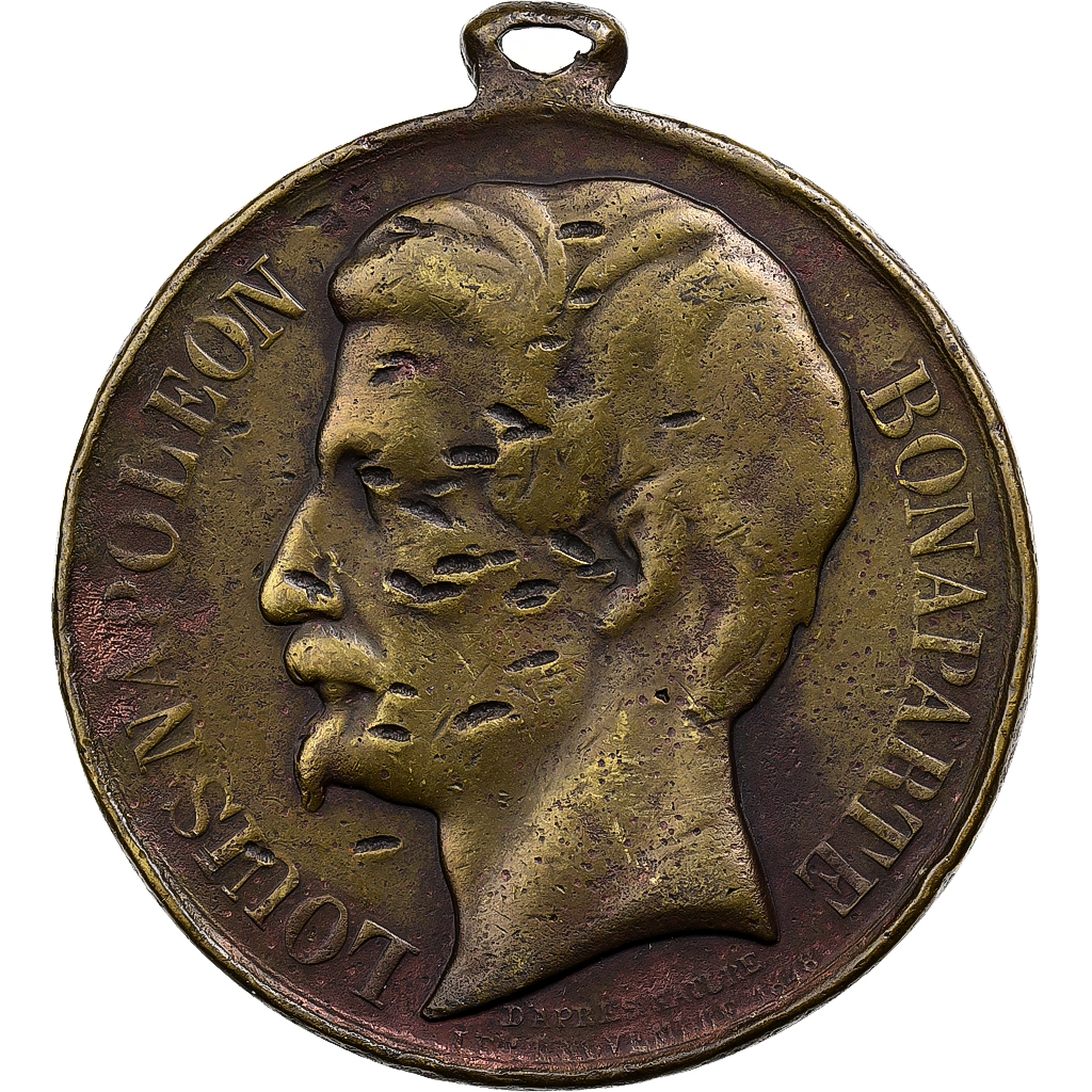 France, Medal, Louis Napoléon Bonaparte, Acclamation en Faveur du Plébiscite