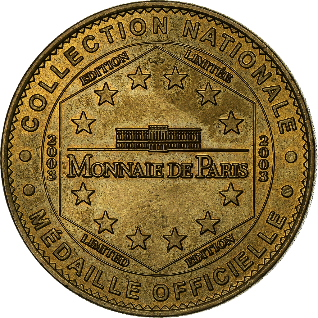 France, Token, Chenonceau -  Chateau, 2003, Copper-nickel Aluminium, MDP