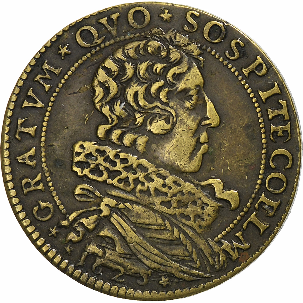France, Token, Louis XIII, ARDENNES - FABRIQUE DE JETONS DE SEDAN, 1625, Brass