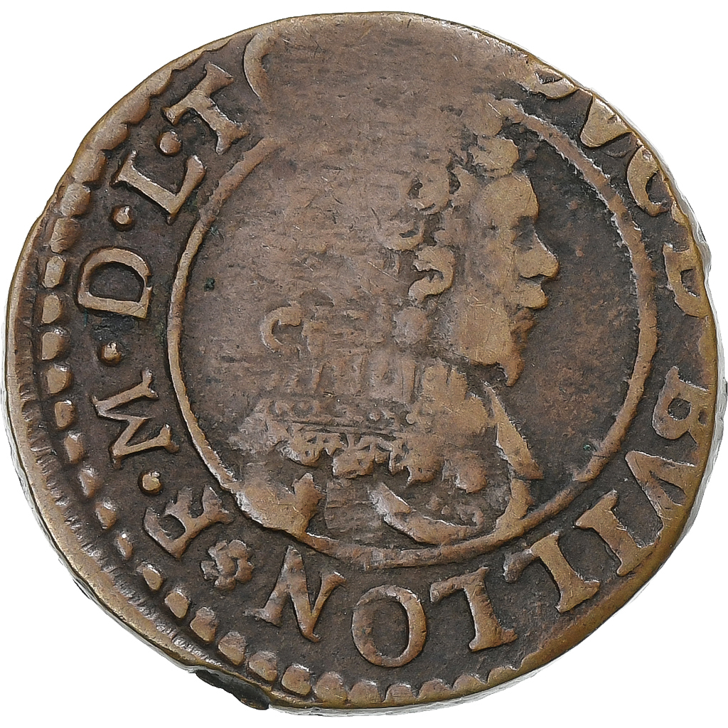 France, Ardennes, Fréd-Maurice de La Tour, Double De Sedan, 1636, Sedan