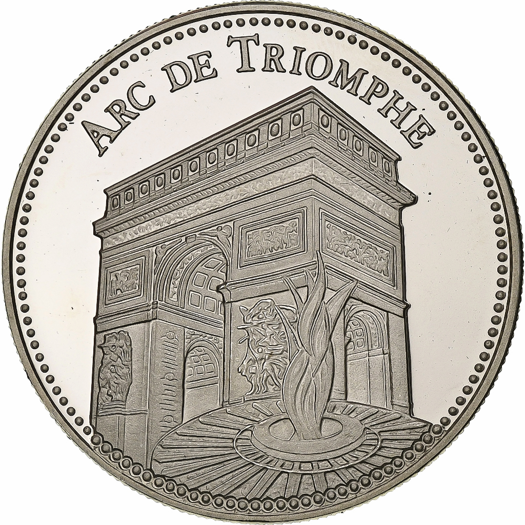 France, Medal, L'Arc de Triomphe, Copper-nickel, 