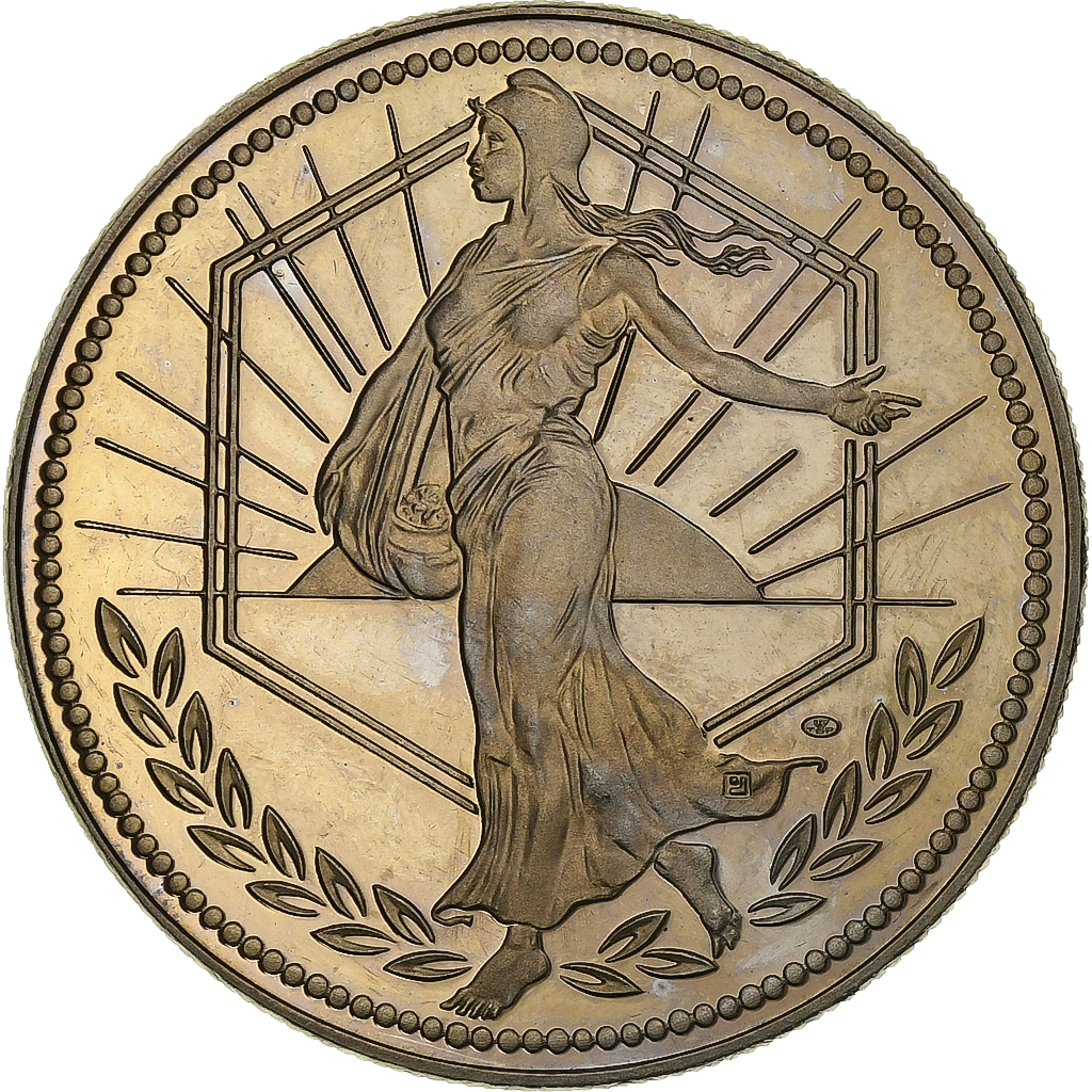 France, Medal, L'Europe, La Semeuse, 2001, Copper-nickel, 