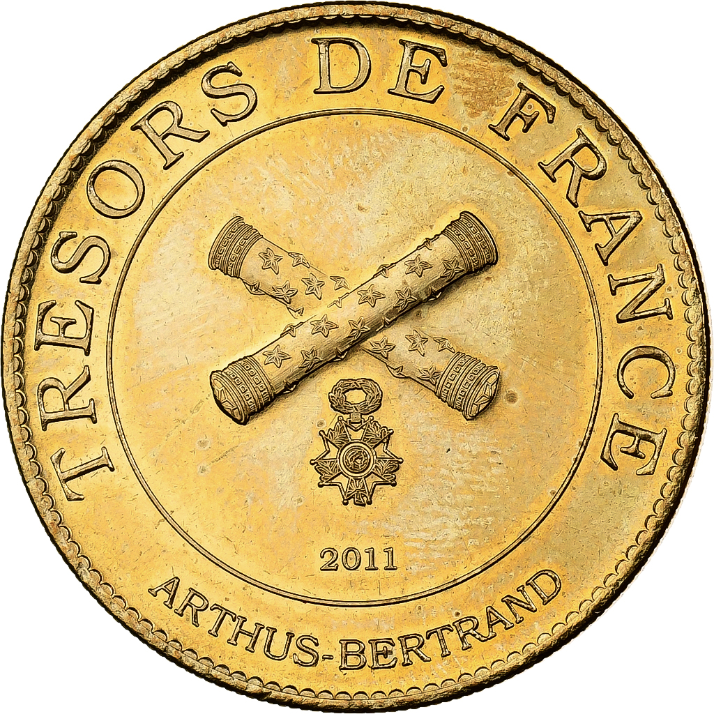 France, Token, Caen - Mémorial n°2, 2011, Copper-nickel Aluminium, Arthus