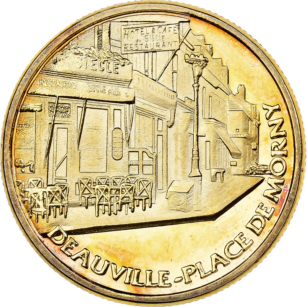 France, Token, Deauville - Place de Morny, Copper-nickel, Souvenirs et