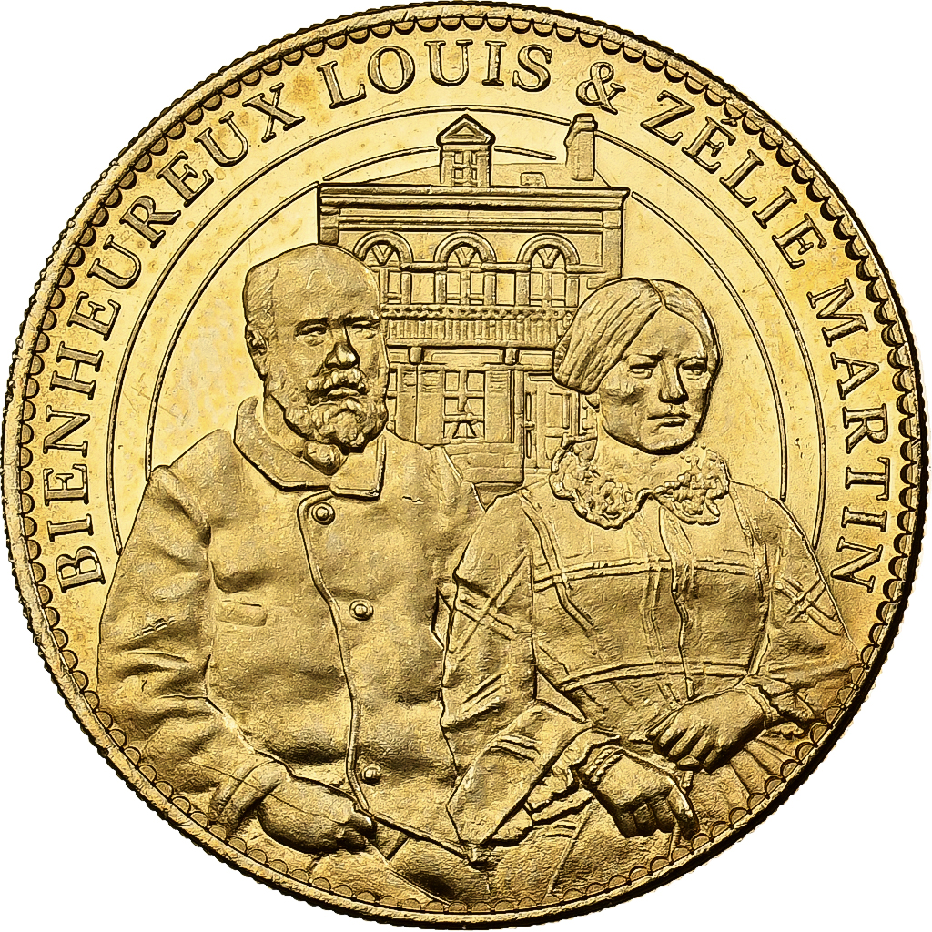 France, Token, Lisieux -  Basilique - Louis et Zélie Martin, 2013