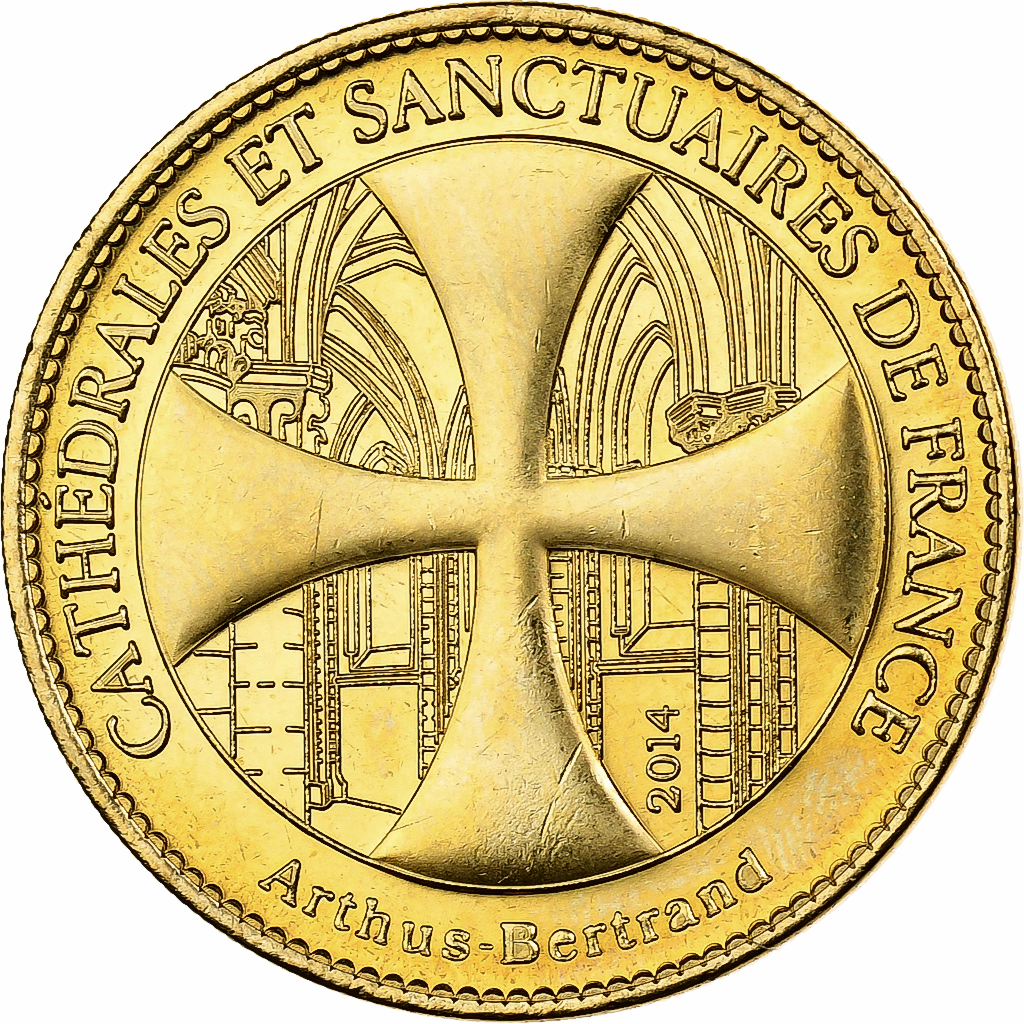 France, Token, Lisieux - Basilique - Chasse de Sainte-Thérèse, 2014