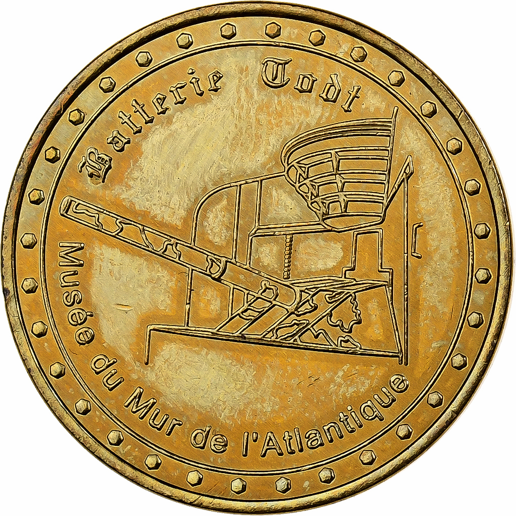 France, Token, Audinghen - Musée du mur de l'Atlantique n°1, Copper-nickel