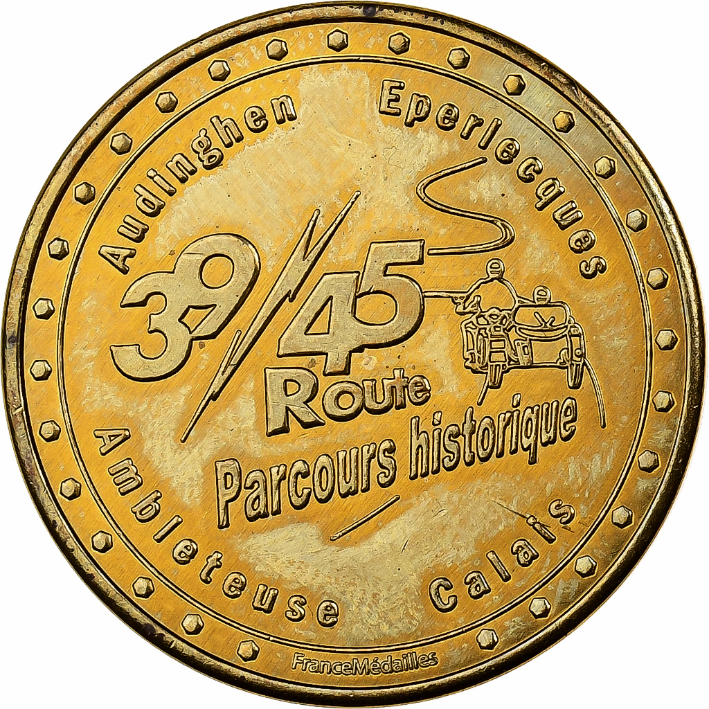 France, Token, Audinghen - Musée du mur de l'Atlantique n°1, Copper-nickel