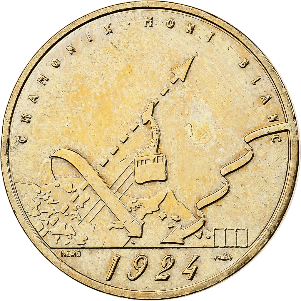 France, Token, XVIème JO d'Albertville, Chamonix-Mont Blanc, 1992