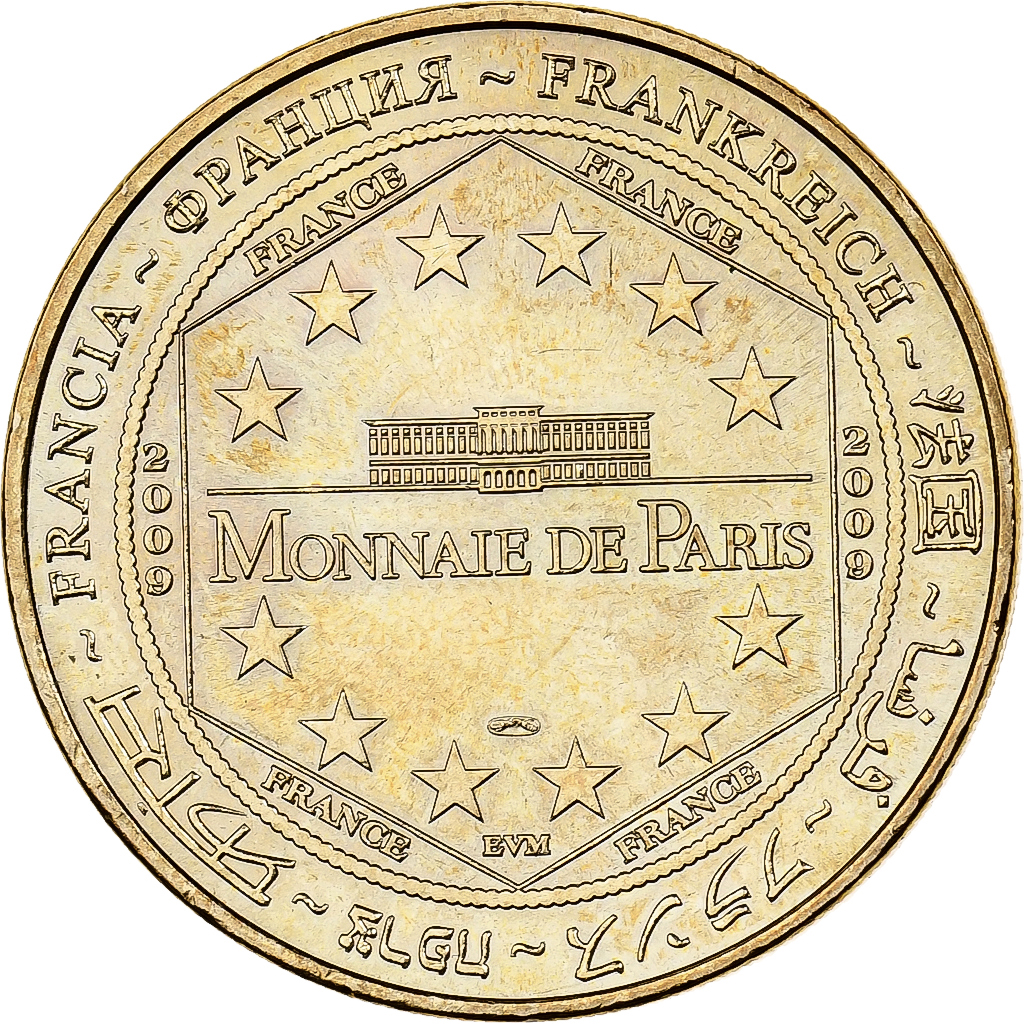 France, Token, Honfleur - Eglise Ste Catherine, 2009, Copper-nickel Aluminium