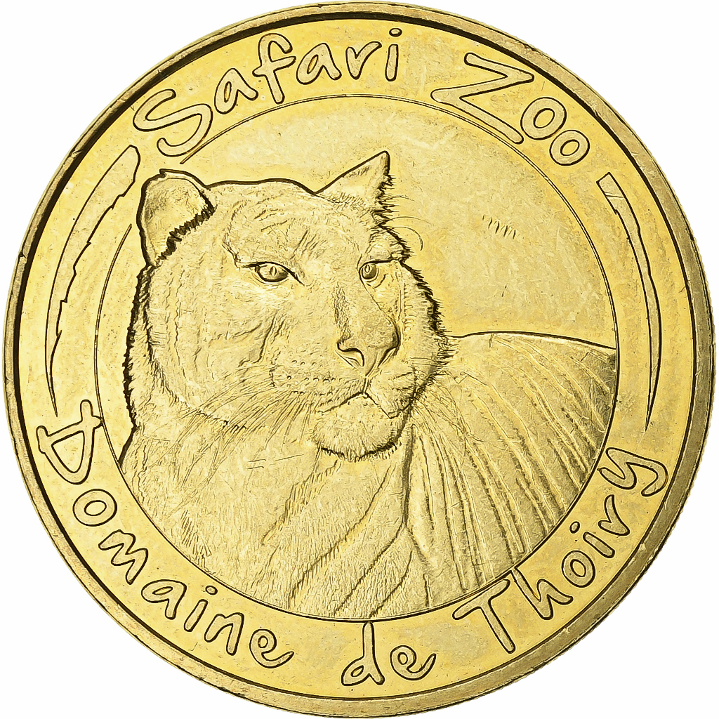 France, Token, Domaine de Thoiry - Safari Zoo - Le tigre, 2017, Copper-nickel