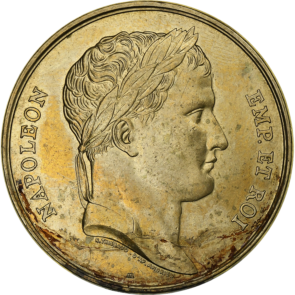 France, Medal, Le sacre de Napoléon Ier par Pie VII, Bronze, 